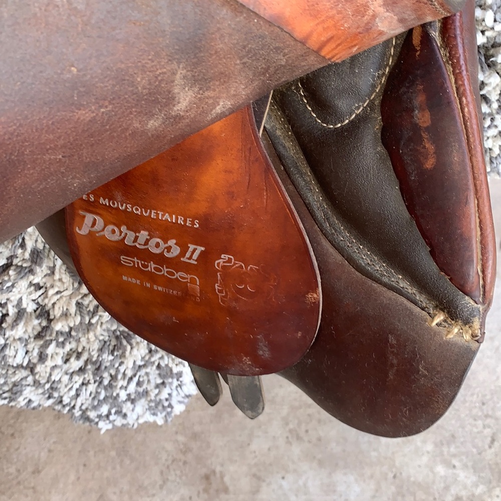 Portos II Stubben Les Mousquetaires English Saddle - Picture 7 of 9